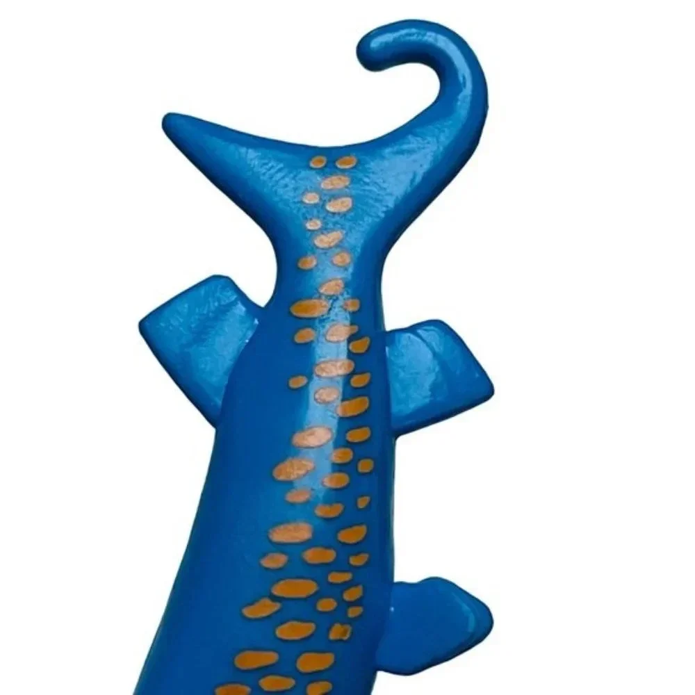 Fish Blue Kids Toy  Gold Specks 4 Inches Long Learning Blue Marine Nautical